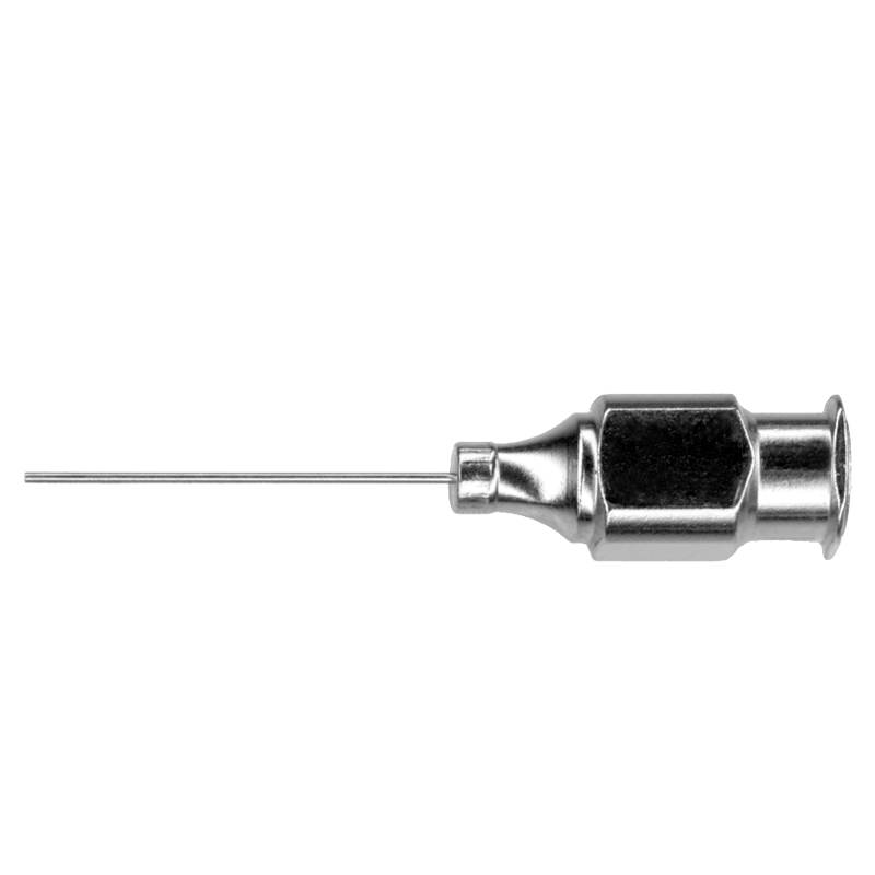 Scheie Anterior Chamber Cannula, Blunt, 27-Gauge, 3/4" (2.0 Cm)